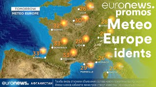 Meteo Europe  idents 20212023  Euronews [upl. by Ahsiened81]