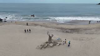 Puerto Escondido México  From drone  Aerial Footage  July 2024  Punta Zicatela  Pool [upl. by Pavier]