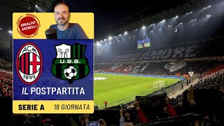 MILAN Vs SASSUOLO 1 0 brutti sporchi ma vincenti [upl. by Nwotna936]