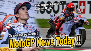 Everyone shock MotoGP Emilia Romagna 2024 practice FP1FP2 Marc Marquez SkyRockets MotoGP 2024 [upl. by Nnylhtak]