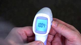 NonContact Forehead IR Thermometer Model 15004 Setup and Calibration [upl. by Ahsel]