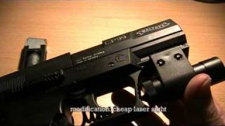 Walther CP99 laser sight testing [upl. by Kelby]