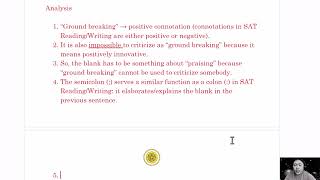 How to Approach SAT Test 3 Module 1 ReadingWriting Question 2 하버드 로스쿨 출신의 SAT 강의 [upl. by Hpesojnhoj]