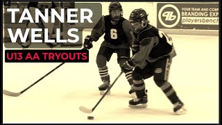 Tanner Wells U13 AA Tryouts Sept 3 2024 Lethbridge Hurricanes DAY 1 [upl. by Ahsad]