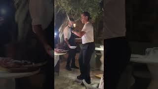 Salt Bae at Nusret Steakhouse Mykonos saltbae saltlife salt shorts [upl. by Khichabia]