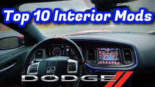 Top 10 Interior Mods for Your Dodge Charger Challenger and Chrysler 300 [upl. by Thornton]