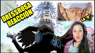 One Piece Reacción  DRESSROSA  DONFLAMING VS LAW [upl. by Aniratac408]