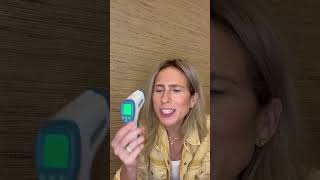 Real Life REVIEW and DEMO of the Elate Touchless Infrared Thermometer ad productreview shorts [upl. by Ilil]