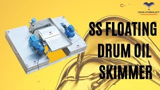 SS FLOATING DRUM SKIMMER [upl. by Johanan904]