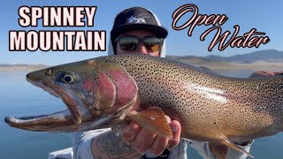 OPEN WATER  Spinney Mountain Reservoir Fly Fishing amp Spin Fishing for GIANT TROUT [upl. by Nodrog]