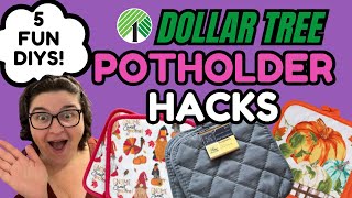 5 Easy Hacks Using Dollar Store Pot Holders You Need to Try [upl. by Tivad]