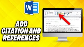 How To Add Citation and References in Word 2024 [upl. by Adlai915]