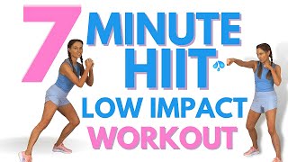 7 Minute Low Impact Workout  Beginner Workout at Home  Apartment Friendly Workout No Jumping [upl. by Alyos]