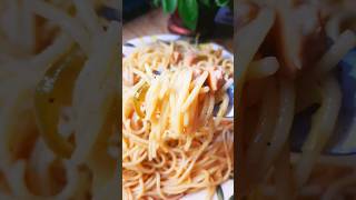 Delicious spaghetti recipe spaghetti pasta pastarecipe noodles viralshorts [upl. by Hammerskjold322]