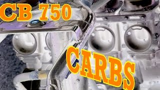 CB750 Carb Removal [upl. by Ryder170]