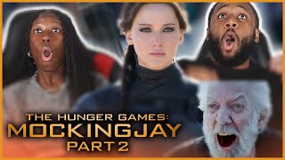 ITS OVERTHE HUNGER GAMES MOCKINGJAY  PART 2  MOVIE REACTION [upl. by Oedama]