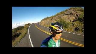 Cycle to the Sun  a 36mile climb to the top of the Haleakala Volcano in Maui Hawaii [upl. by Mary]