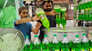 JUMBO PAKOLA Cream Soda Milk Shake Making  Doodh Soda Recipe  Summer Drink Karachi  Fahad Sherazi [upl. by Aidnyl671]