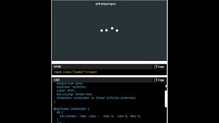HTML  CSS  Loader Animation  Interactive Component  UI design  shorts ui uidesign [upl. by Enaamuj]