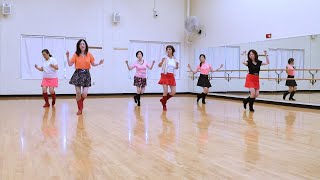 A Hungry Heart  Line Dance Dance amp Teach [upl. by Adnilrem560]