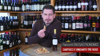 Vinsanto di Montepulciano Tre Rose e Cantucci toscani [upl. by Ahsekahs]