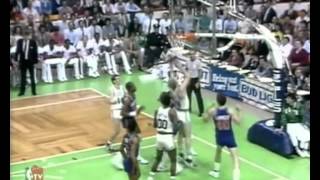 Larry Bird Greatest Games 43 Points vs Pistons 1985 ECSF Game 5 [upl. by Ekrub119]