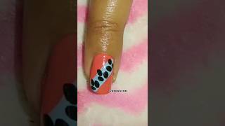 Simple 🌿🌿 leaf nail art tutorial for beginners 💗🔥nailartnaildesign youtubeshorts [upl. by Elyod226]