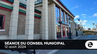 20240812 conseil municipal de RouynNoranda [upl. by Anauqcaj354]