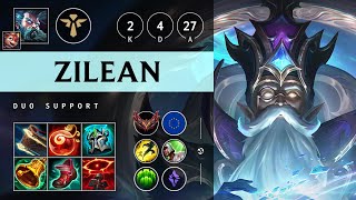 Zilean Support vs Nautilus  EUW Grandmaster Patch 1421 [upl. by Teirtza]