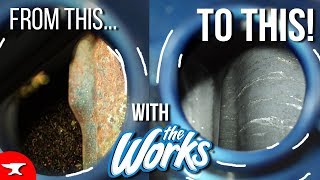 How to REMOVE RUST for 1 HOW TO CLEAN A GAS TANK  motorcycle gas tank pt1 [upl. by Leoline]