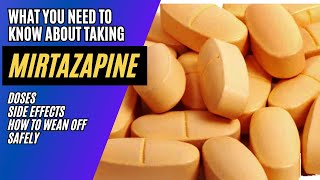 Mirtazapine Remeron  Starting Increasing amp Tapering Doses For Insomnia Anxiety amp Depression [upl. by Elana461]