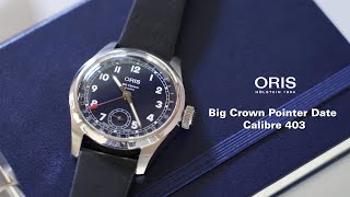 Unboxing Oris Big Crown Pointer Date Cal 403 [upl. by Buzzell]