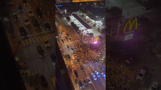 🚨Vanderbilt Goalpost on Broadway after Beating 1 Alabama 🚨 collegefootball [upl. by Kind]