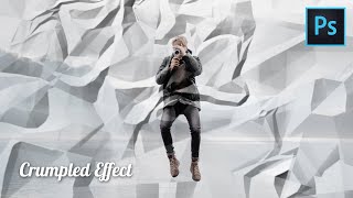 How To Make Crumpled Paper Effect in Photoshop  Photoshop Tutorial [upl. by Alyakam267]