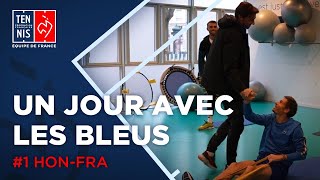 🇭🇺🇫🇷 Les Bleus de nouveau réunis  UN JOUR AVEC LES BLEUS 1 I Davis Cup 2023 Qualifier I FFT [upl. by Fawcette]