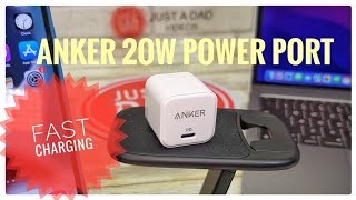 Review Anker 20W Fast Charger USBC Power Port III Cube Great for iPhone Samsung Phones [upl. by Carpio285]