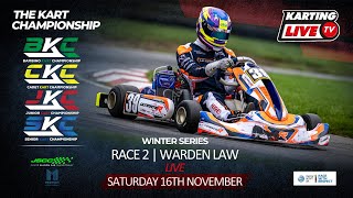 The Kart Championship Winter Series 2024  Warden Law Saturday LIVE [upl. by Albers]