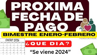 ¿CUáNDO será el Próximo PAGO💰 de Pensión del Bienestar para adultos mayores  ENERO 2024 AUMENTO❤️ [upl. by Ainyt749]