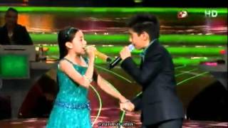 Kenia feria y hiroshi de PG2 cantando quotLa pareja idealquot [upl. by Manley]