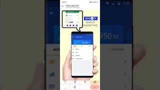 octafx new deposit method  octa me deposit kaise kare shorts viralvideo [upl. by Sancho]