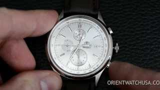 Orient Watch How To Adjust Your Quartz Chronograph [upl. by Olga]