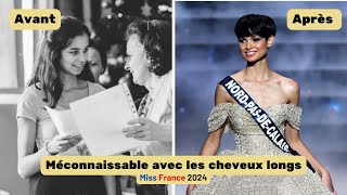 Eve Gilles Miss France 2024 méconnaissable avec les Cheveux Longs découvrez son Look Surprenant [upl. by Eicnan]