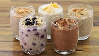 Overnight Oats – 5 Easy amp Healthy Recipes [upl. by Lynsey]