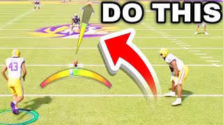 How To Do The KICKOFF GLITCH in College Football 25 Scum Kick Tutorial [upl. by Eniamret543]