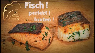 Fisch PERFEKT braten  super kross und saftig  Tipps vom Sternekoch  EINKAUF  ZUBEREITUNG [upl. by Nabru]