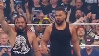 Anyone else notice Tama Tonga and Tonga Loas reaction wwe smackdown [upl. by Airaet483]