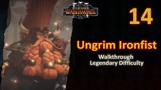 14 Ungrim Ironfist  WAR Continues vs Greenskins and Norsca  Legendary  No Commentary [upl. by Sidoney]