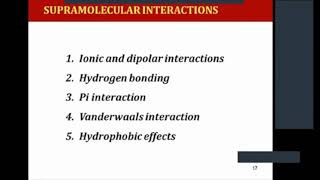 Supramolecular Chemistry Concise [upl. by Airtap]