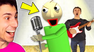 Baldi is a Famous ROCK STAR  Baldis Basics [upl. by Ahsinek]