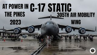 C17 Static at Power In The Pines 2023 McGuire AFB [upl. by Lewej]